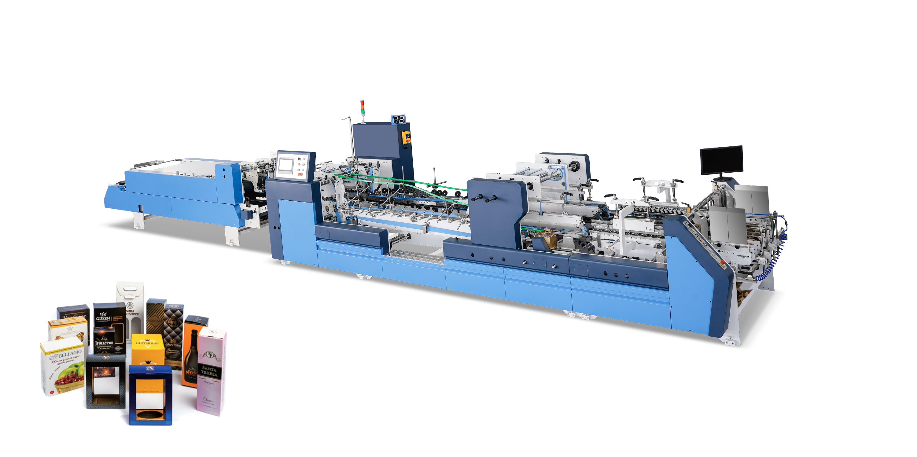 Multifunctional Heavy-duty Two-fold Folder Gluer