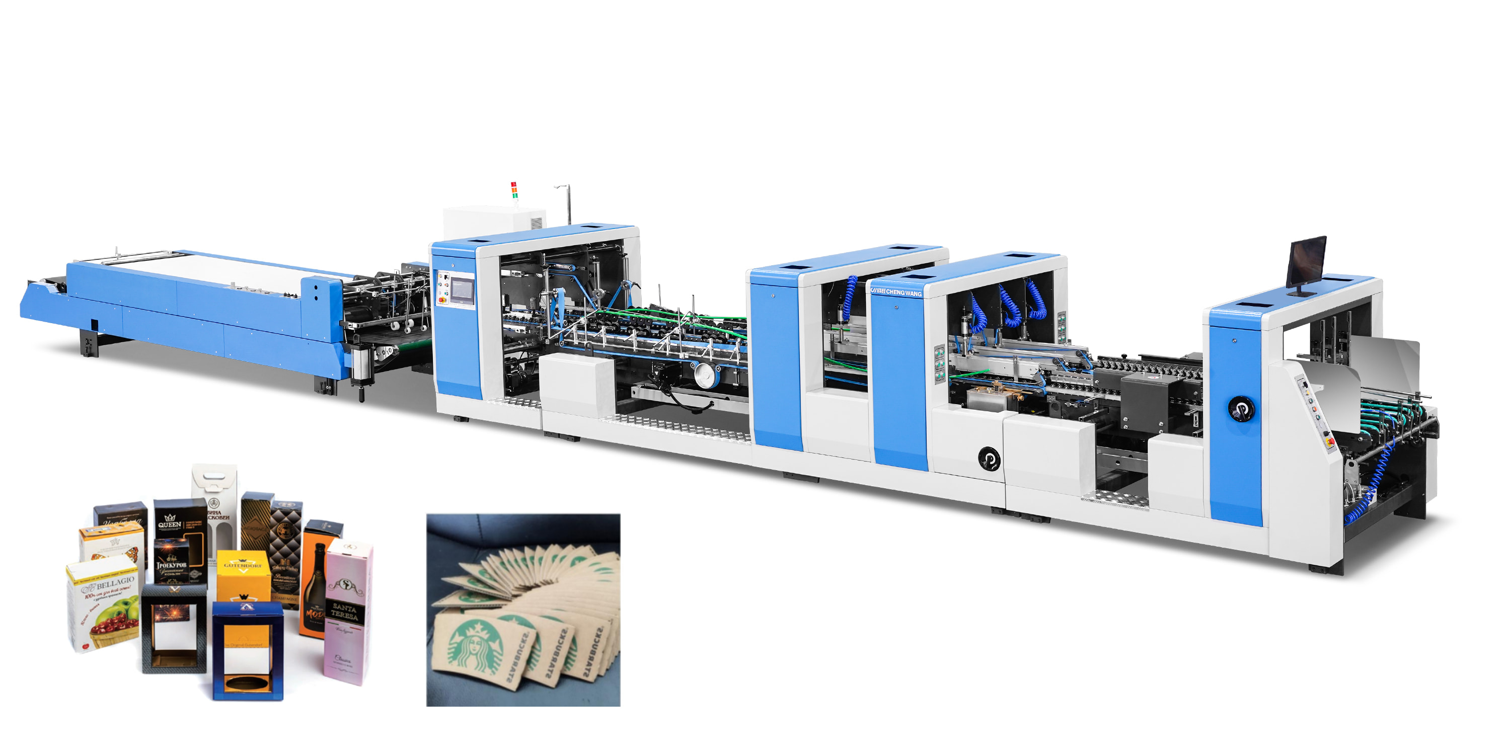 Full Automatic Two-fold Folder Gluer Machine