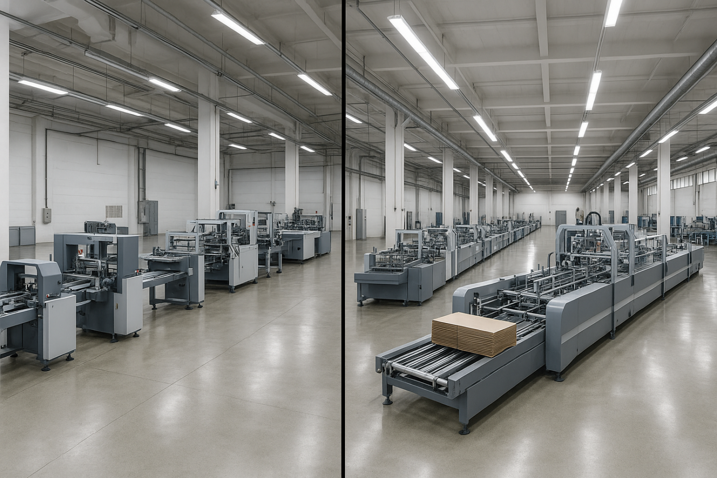 Modular vs Integrated Folder Gluer Lines with Pros and Cons