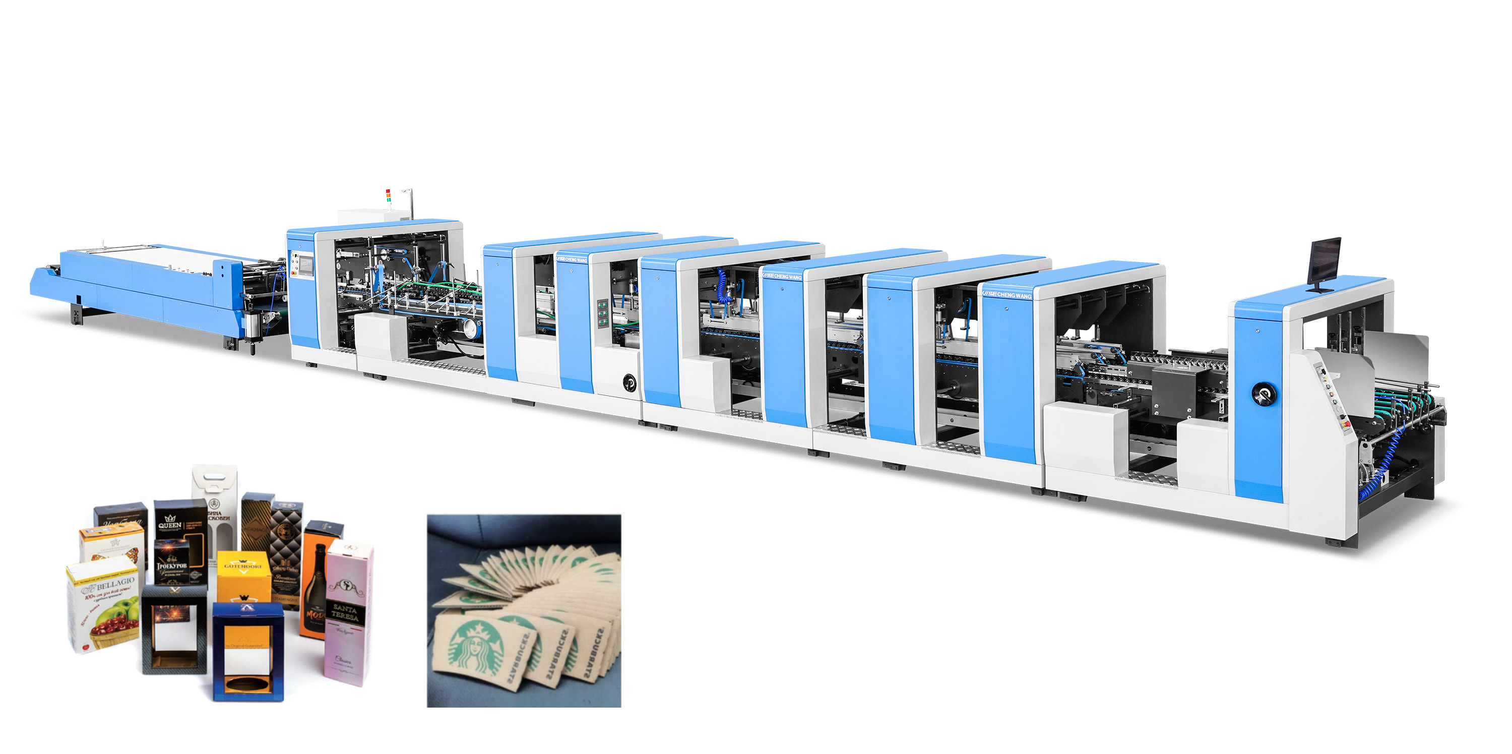 Automatic Folder Gluer Adopts Flexible Adjustments To Adapt To Various Paper Thicknesses In Daily Production Work