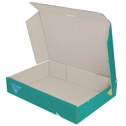 4 6 Corner Corrugated Cartons that can be made by folder gluer machine
